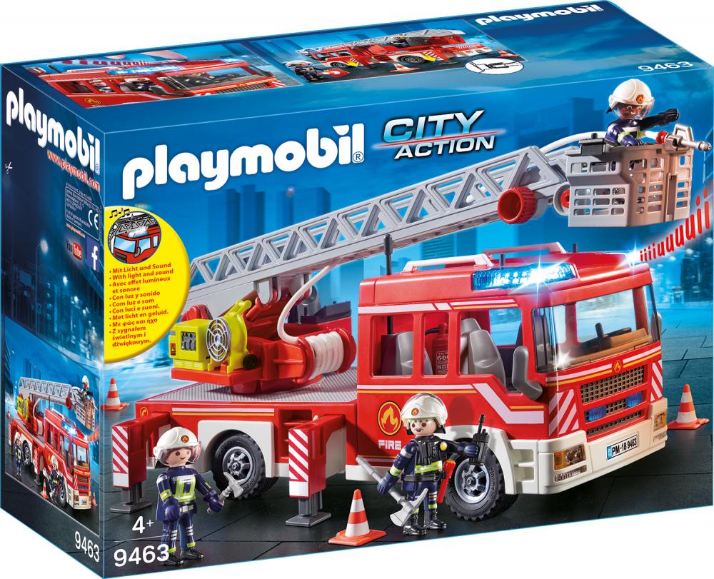 Playmobil masina de pompieri cu scara