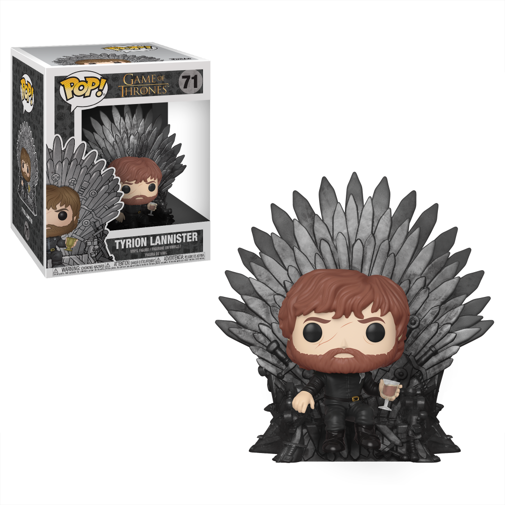 Figurina Pop Deluxe Game Of Thrones S10 Tyrion On Iron Throne