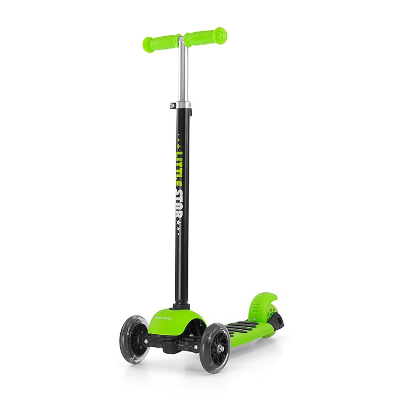 Trotineta multifunctionala 3 in 1 little star green