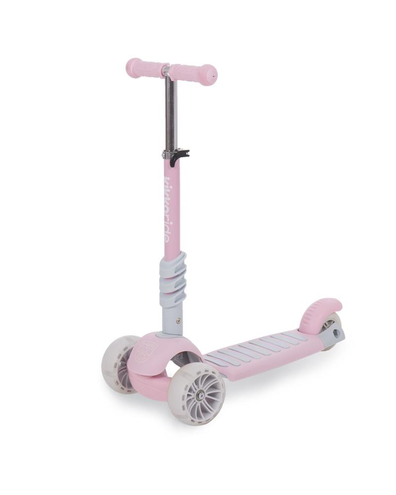 Trotineta evolutiva kikkaboo 3 in 1 bonbon pink