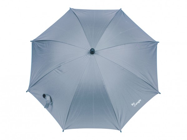 Umbrela pentru carucior copii Bo Jungle gri cu factor protectie UV si prindere universala BO Jungle imagine noua