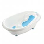 Cadita ergonomica cu reductor incorporat si termometru Little Mom DouDou Blue