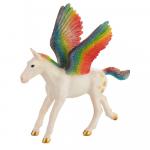 Figurina Pegasus pui curcubeu
