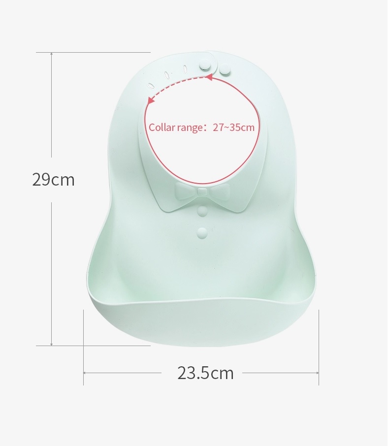 Baveta moale cu buzunar Stylish Baby Bib Blue - 1 | YEO