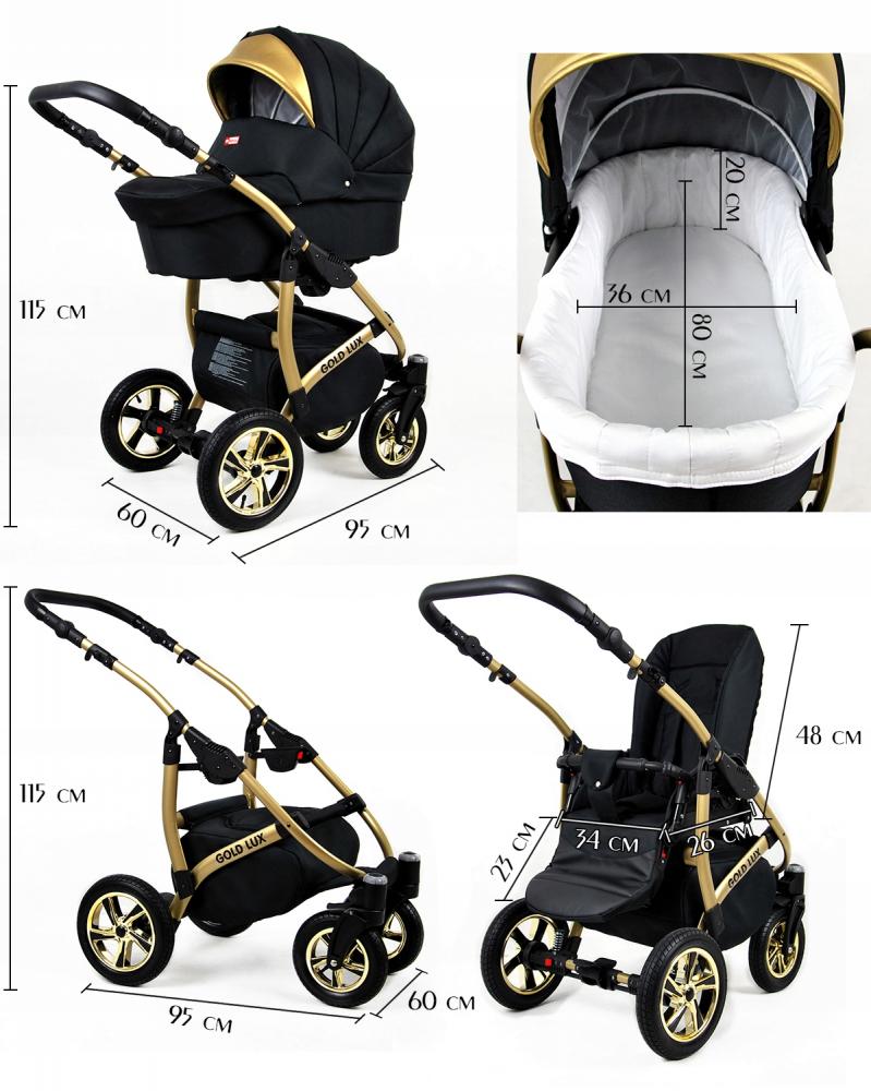 Carucior Gold Lux 2 in 1 Mocca