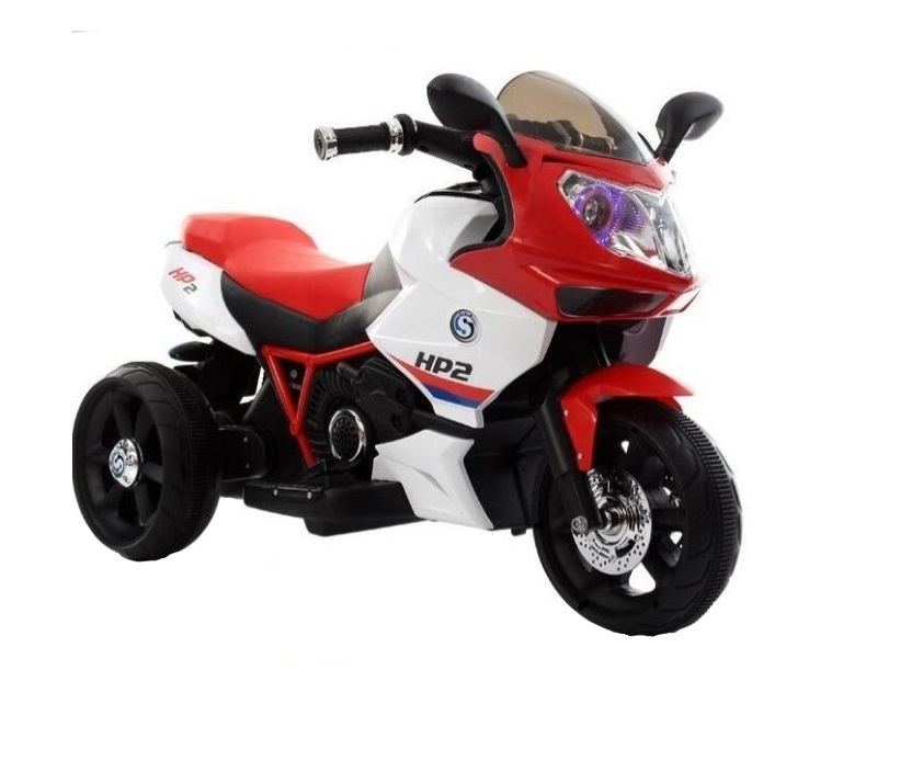 Motocicleta electrica pentru copii Nichiduta Sport HP2 70W pentru copii Red cu unitate audio cu Mp3 si lumini led, portbagaj si roti rezistente