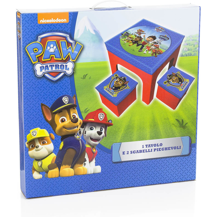 Set masa cu doua scaunele depozitare paw patrol suncity ley402201