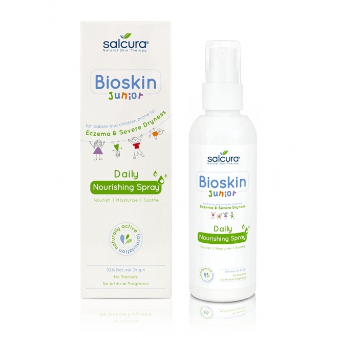 Spray nutritiv Bioskin Junior pt bebelusi si copii piele foarte uscata cu eczeme Salcura 100 ml 100 imagine noua responsabilitatesociala.ro