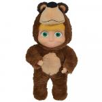 Papusa 2 in 1 Masha and the Bear in costum de urs