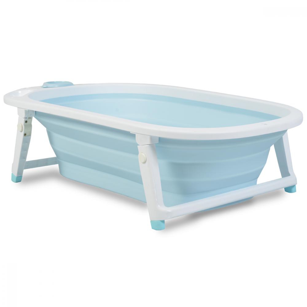 Cadita pliabila pentru copii carribean blue