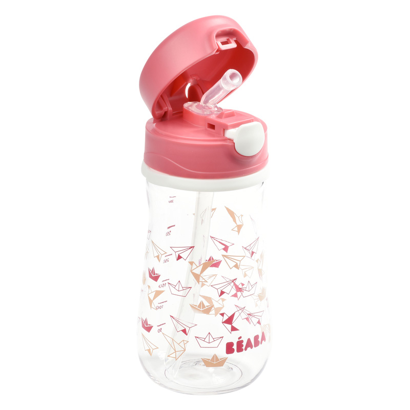 Cana cu pai dark pink 350 ml