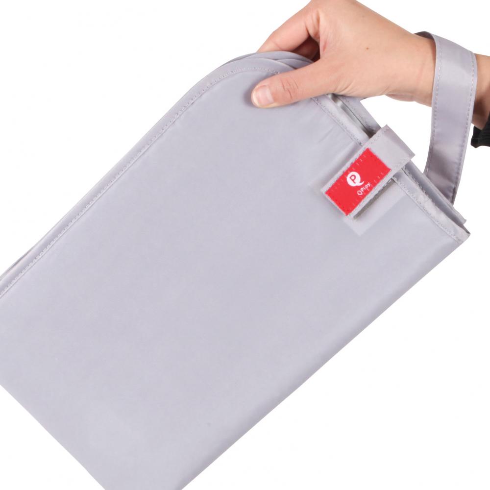 Geanta accesorii bebelusi qplay envelope dark grey