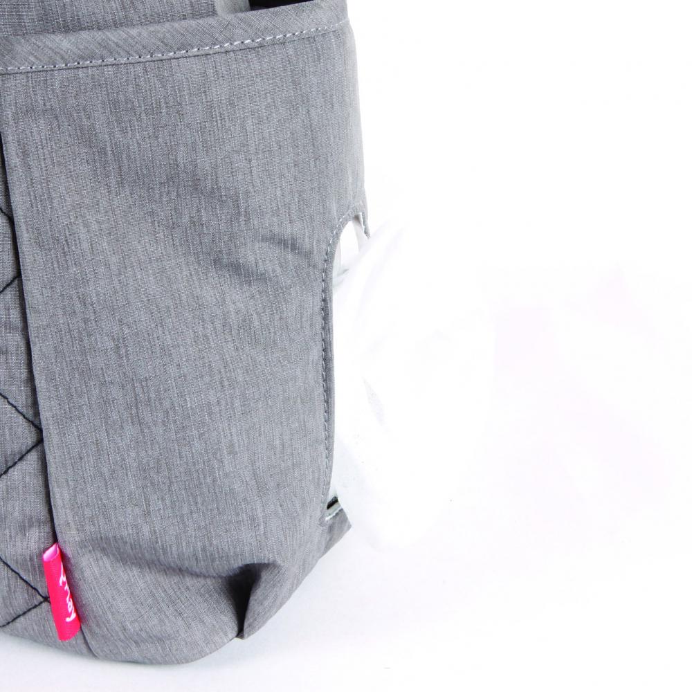 Geanta accesorii bebelusi qplay tote light grey
