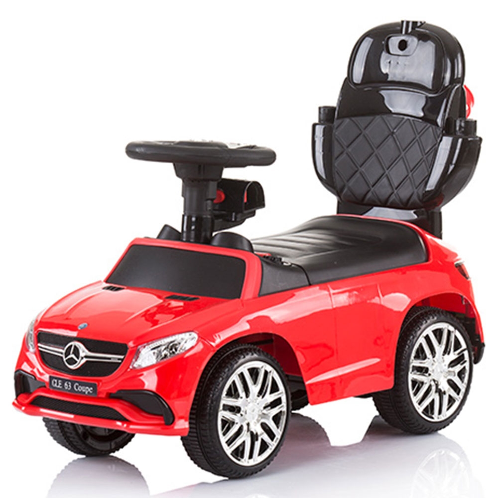 Masinuta de impins Chipolino Mercedes AMG GLE 63 Coupe red cu maner si copertina - 2 | YEO