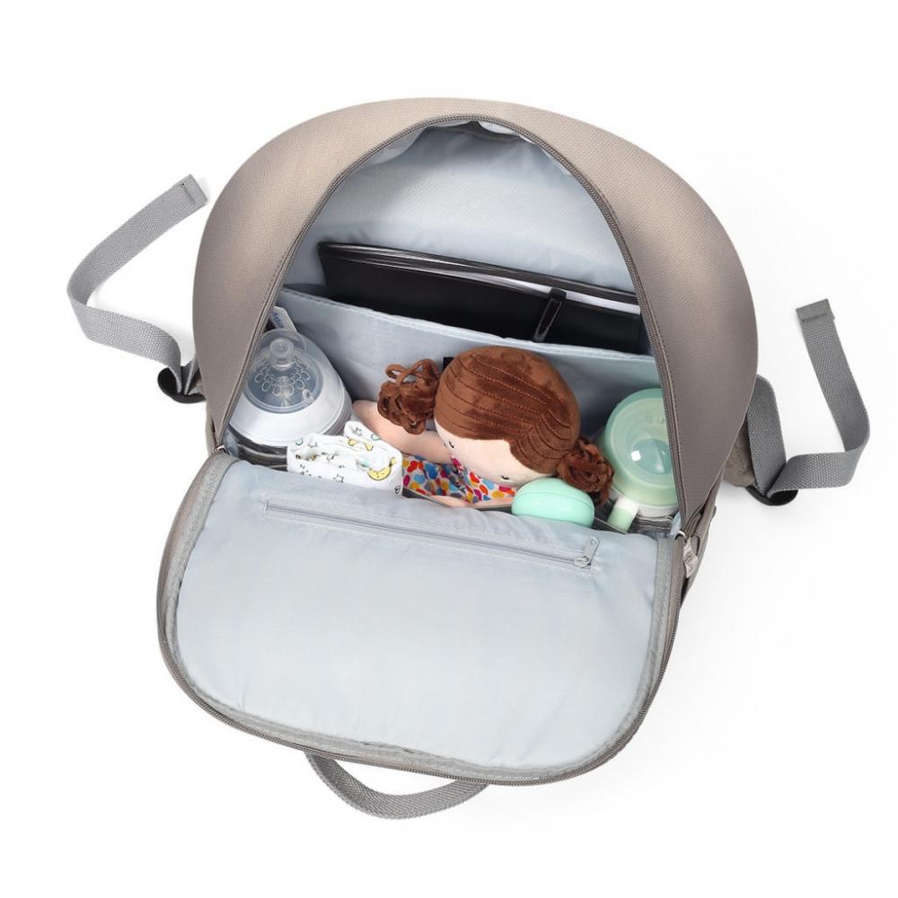 Rucsac BabyOno London pentru mamici gri