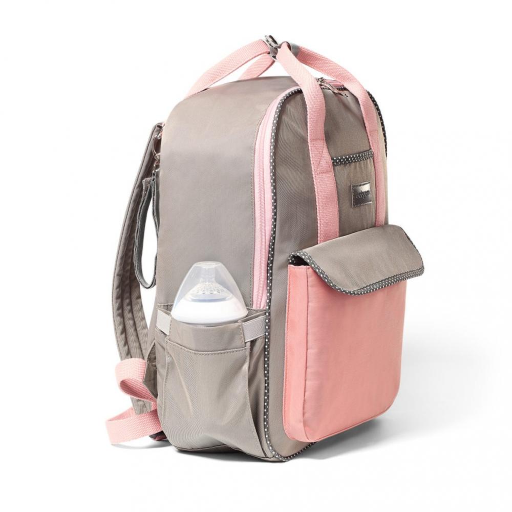 Rucsac babyono london pentru mamici roz