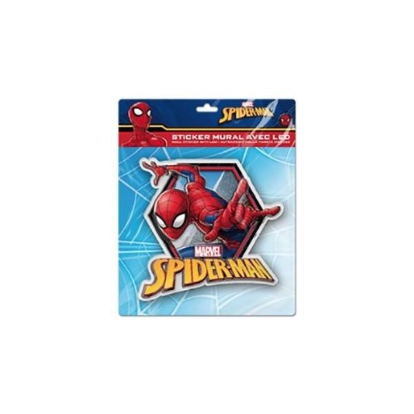 Sticker de perete cu led Spiderman SunCity Camera imagine noua responsabilitatesociala.ro