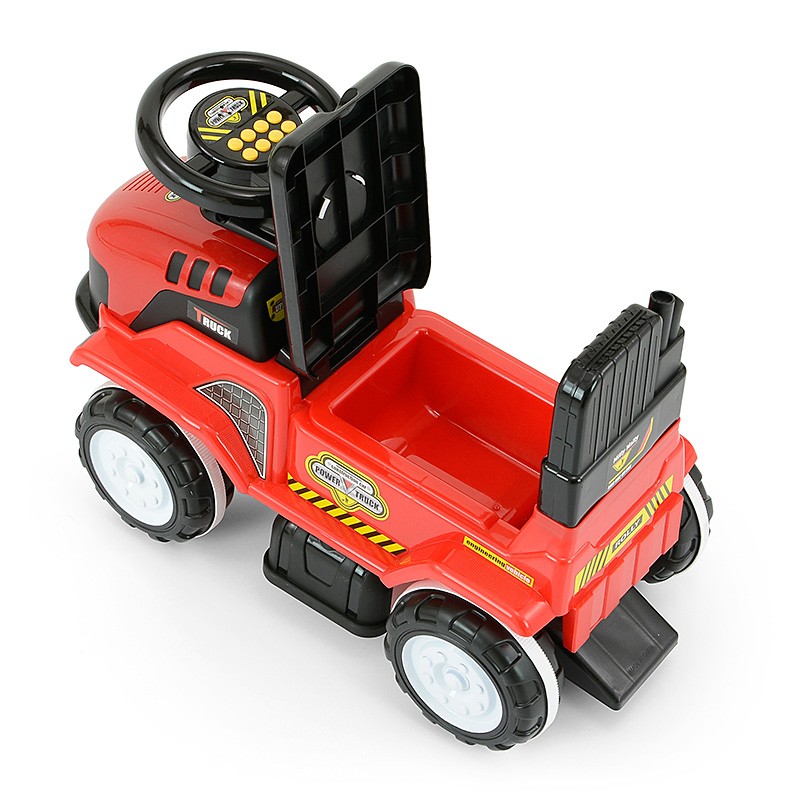 Tractoras cu remorca ride on rolly plus red