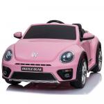 Masinuta electrica Chipolino Volkswagen Beetle Dune pink