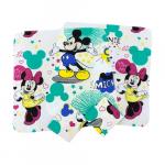 Set de 2 cearsafuri pt pat de 120x60 cm din finet cu elastic pe colturi