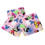 Set de 2 cearsafuri pt pat de 120x60 cm din finet cu elastic pe colturi