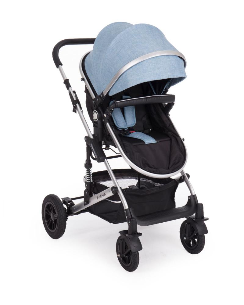 Carucior transformabil kikkaboo 2 in 1 amaia blue