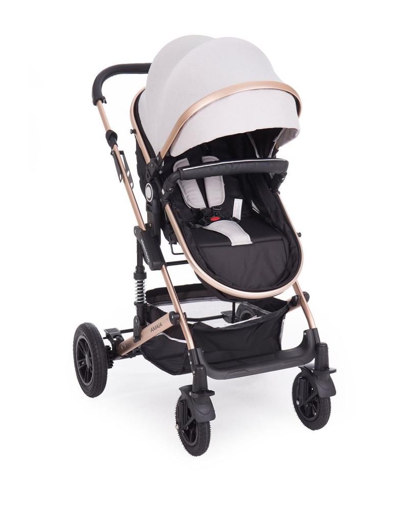 Carucior transformabil KikkaBoo 2 in 1 Amaia Grey