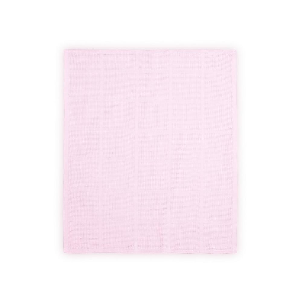Paturica crosetata din bumbac 75 x 100 cm Pink - 1