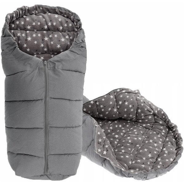 Sac de iarna 4 in 1 tutumi stelute gri