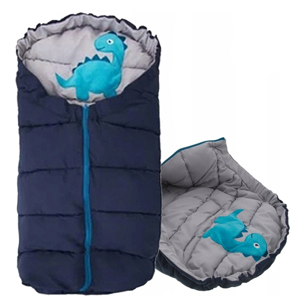 Sac de iarna 4 in 1 tutumi dino albastru inchisgri