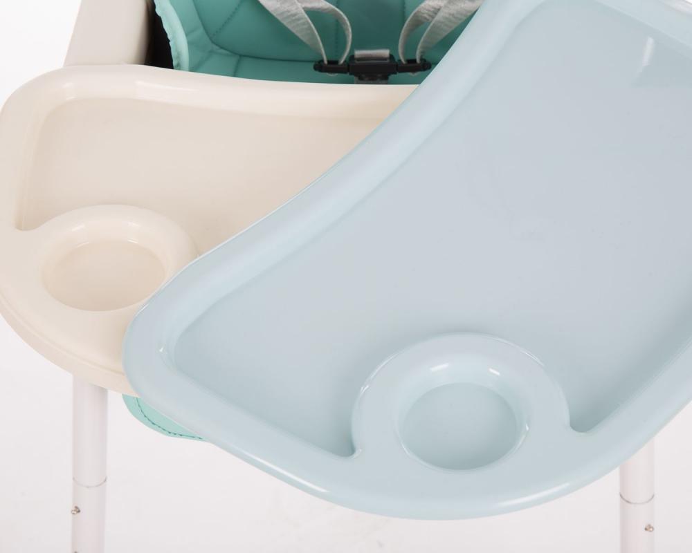 Scaun de masa KikkaBoo 3in1 Creamy Light Blue - 1 | YEO