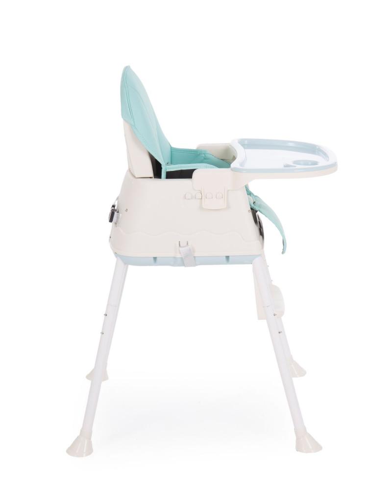 Scaun de masa KikkaBoo 3in1 Creamy Light Blue - 4 | YEO