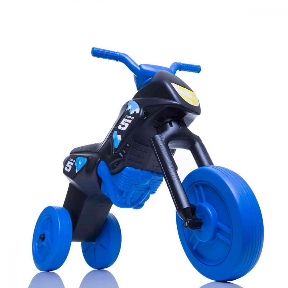 Tricicleta fara pedale Enduro Mini negru-albastru