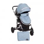 Carucior transformabil KikkaBoo 2 in 1 Amaia Blue