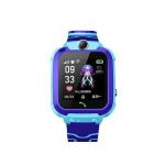 Ceas smartwatch copii GPS Q12 rezistent la apa telefon touchscreen foto monitorizare spion buton SOS albastru