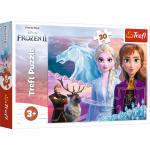 Puzzle Trefl Frozen 2 Curajoasele surori 30 piese