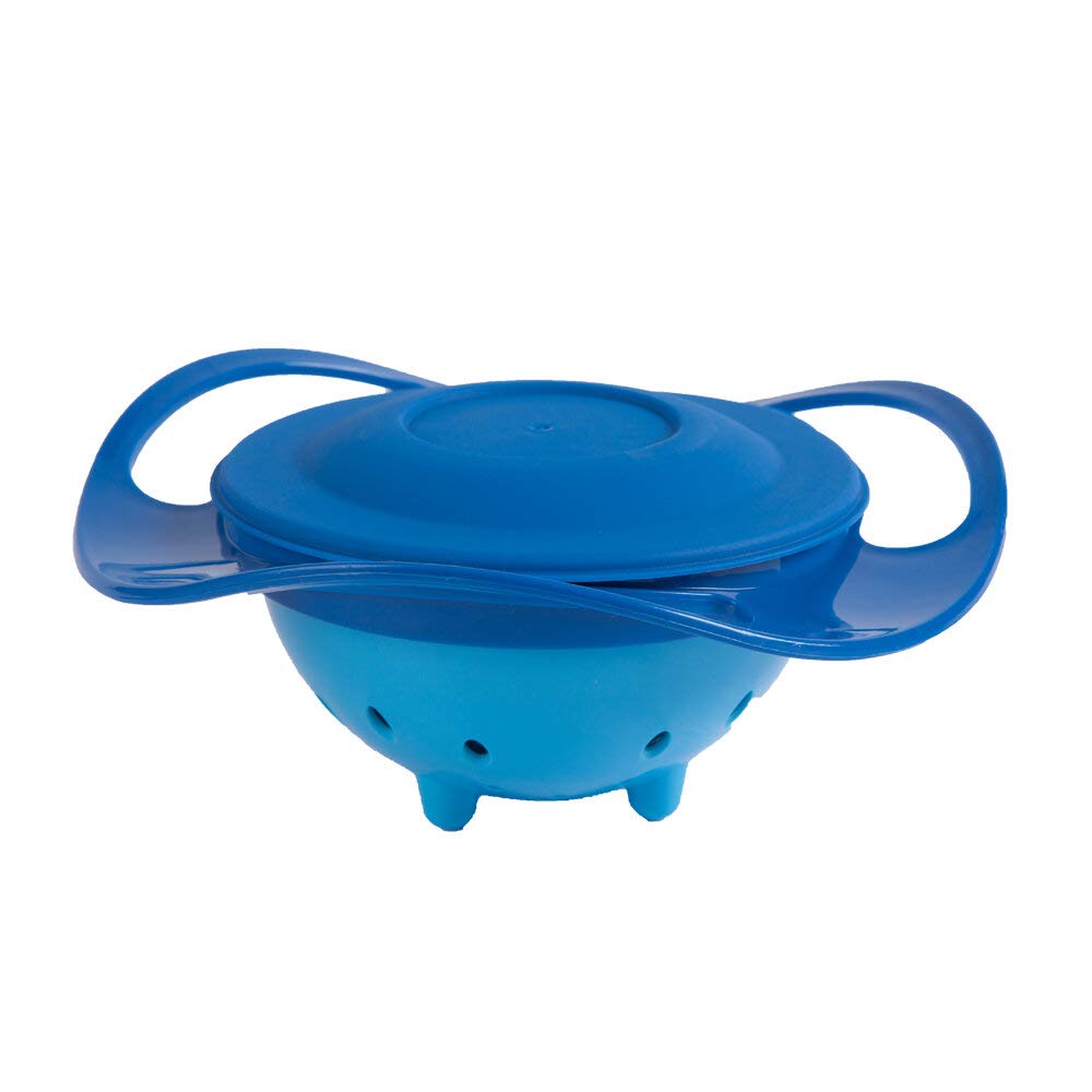 Bol multifunctional cu capac si rotire 360 grade Amazing Bowl Blue - 3 | YEO