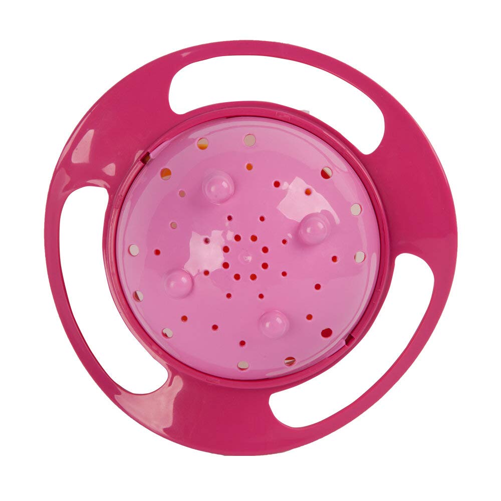 Bol multifunctional cu capac si rotire 360 grade Amazing Bowl Pink - 2 | YEO