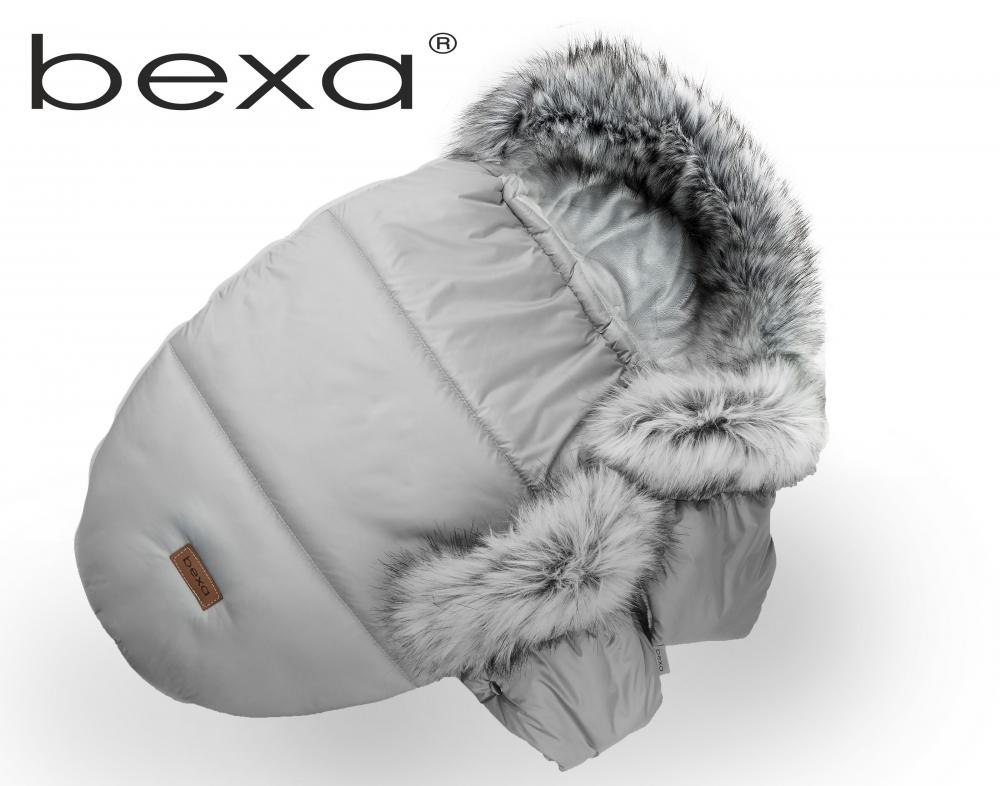 Manusi pentru manerul caruciorului bexa cu blanita si interior fleece gri