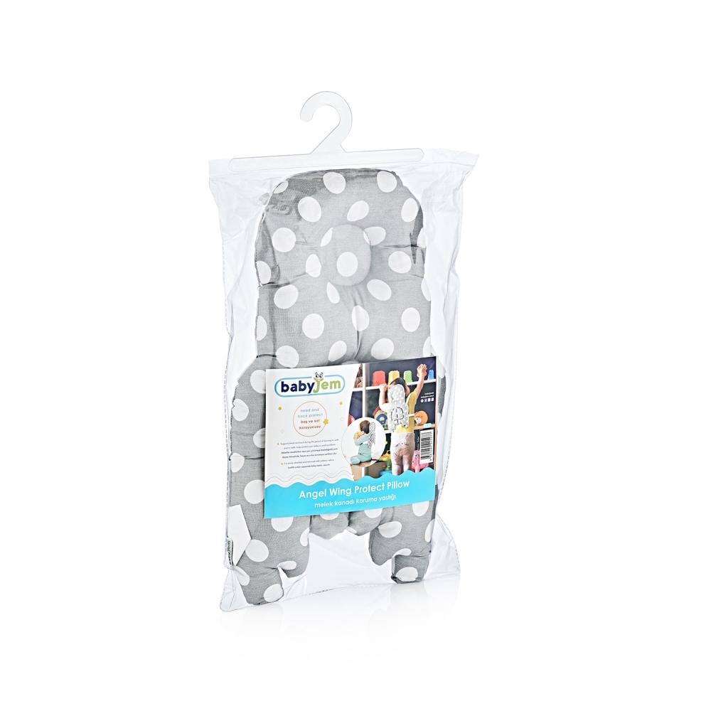 Pernuta de protectie angel wings protect grey dots