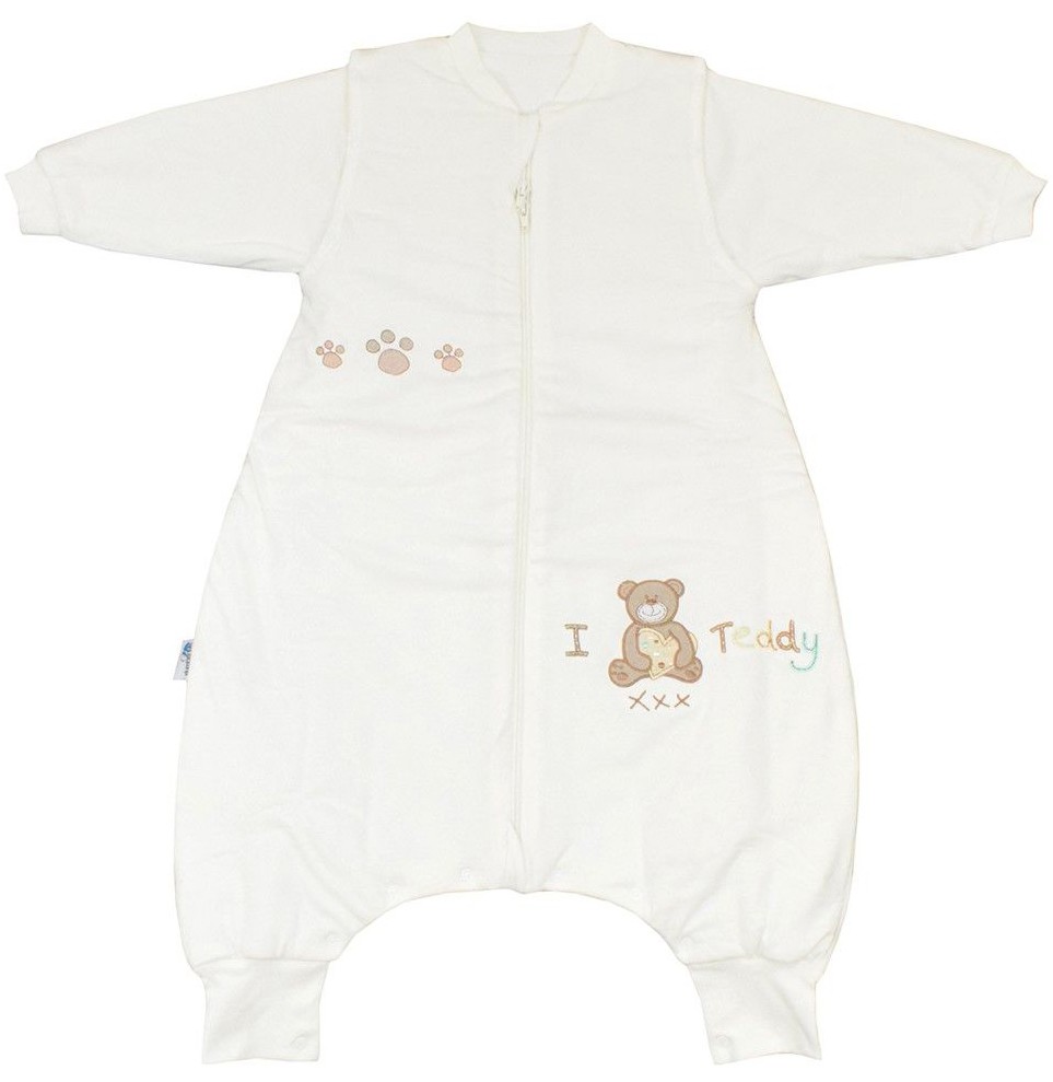 Sac de dormit cu picioruse si maneca lunga I Love Teddy 18-24 luni 3.5 Tog