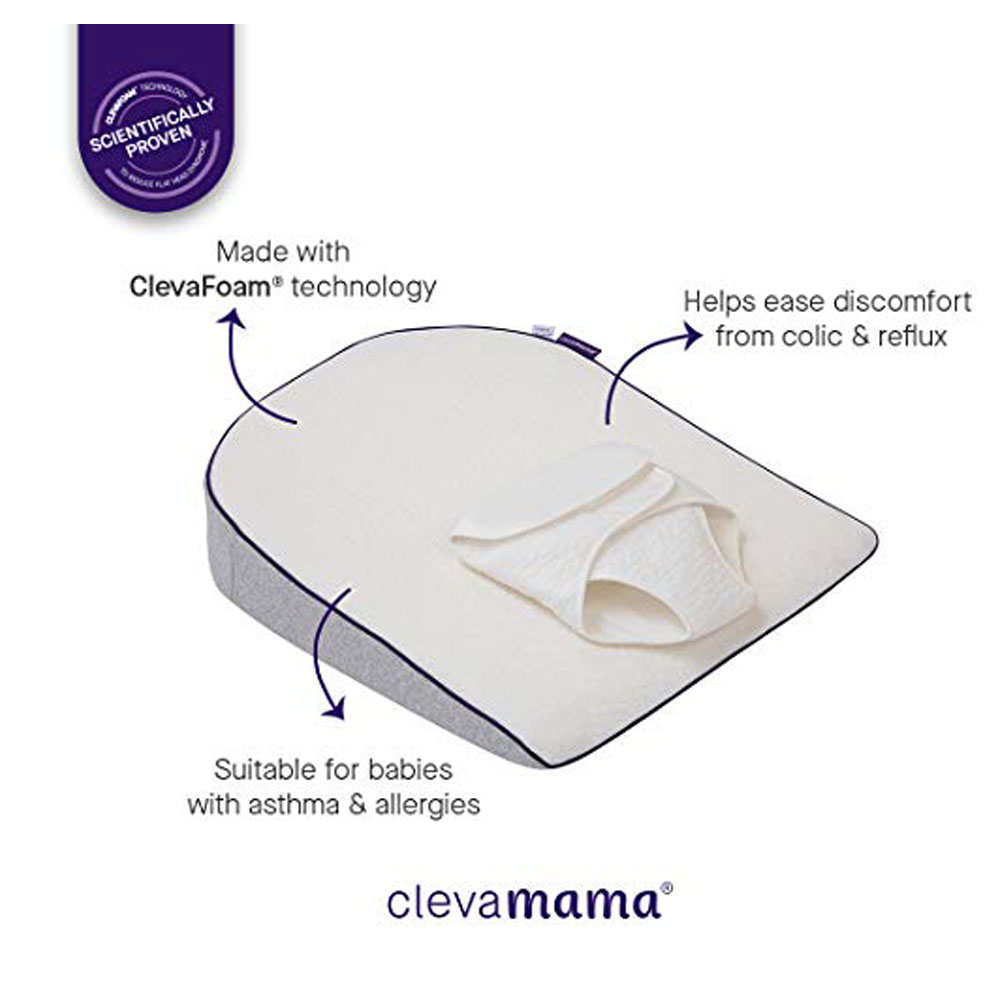 Saltea anti-alunecare cu ham Clevamama pentru bebelusi ClevaSleep Plus - 2