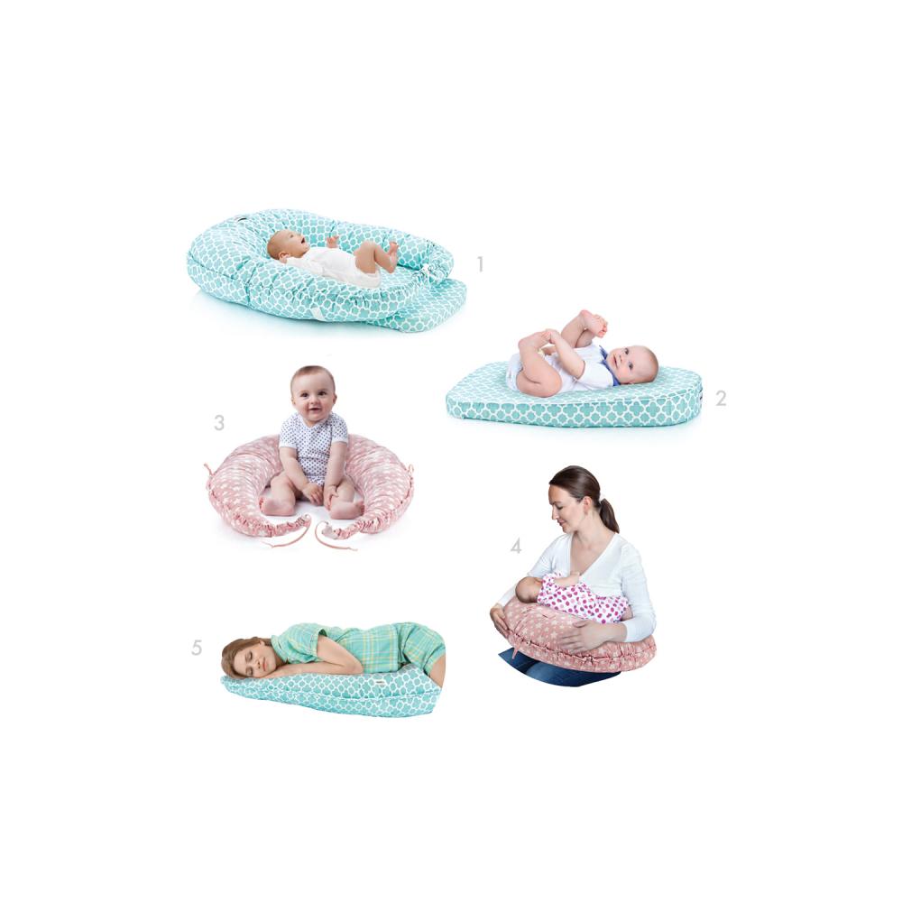 Saltea reductor 5 in 1 babynest cushion green