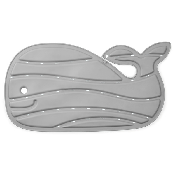 Covoras de baie antiderapant in forma de balena Gri Skip Hop Moby