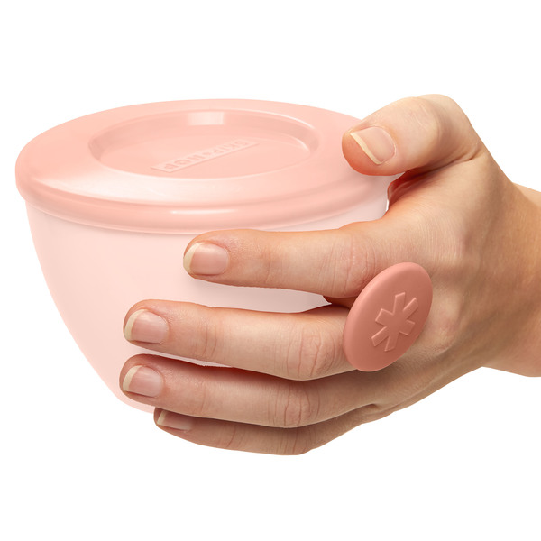 Set 2 boluri ergonomice soft gri + coral skip hop