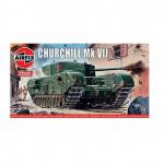 Kit constructie Airfix Tanc Vintage Classics Churchill Mk.VII Tank 1:76