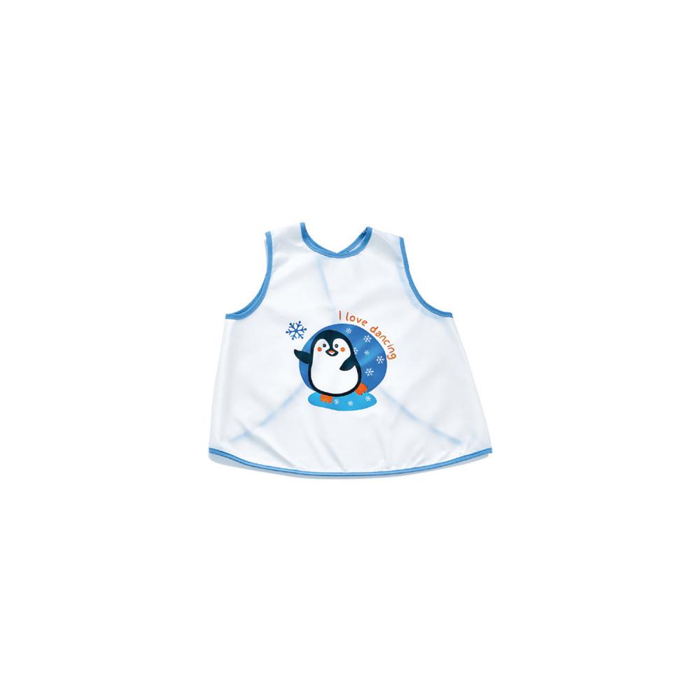Baveta pentru copii BabyJem Pinguin Blue