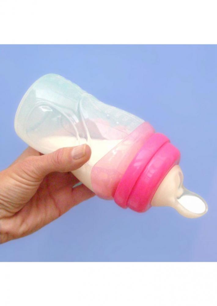 Biberon cu tetina si lingurita 250 ml