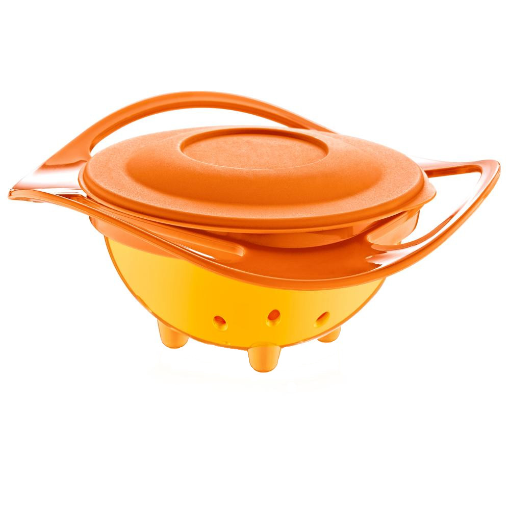 Bol multifunctional cu capac si rotire 360 grade Amazing Bowl Orange 360 imagine noua responsabilitatesociala.ro