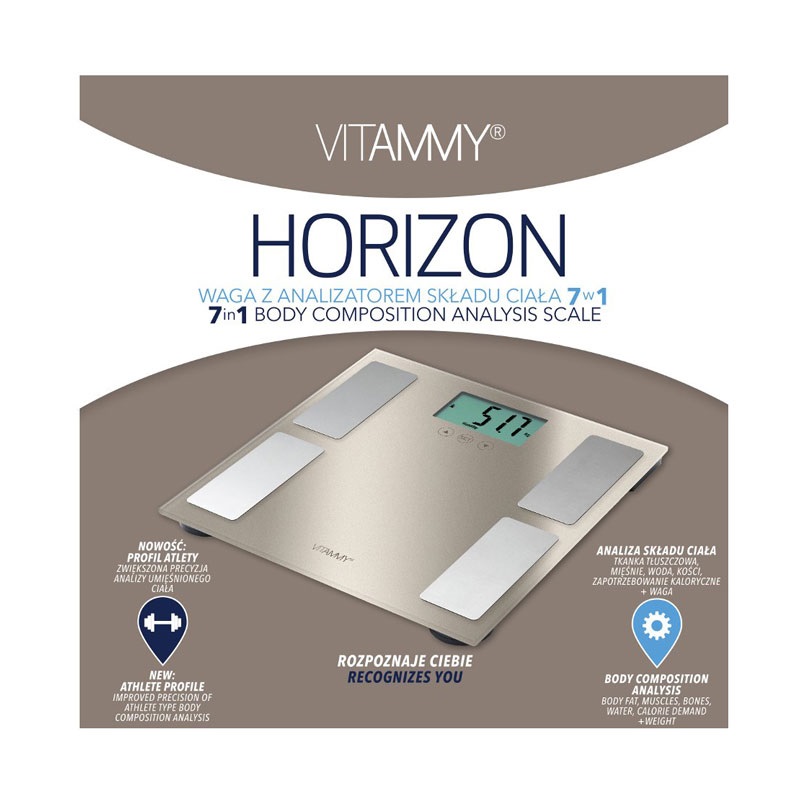 Cantar corporal Vitammy Horizon electronic auriu - 1 | YEO